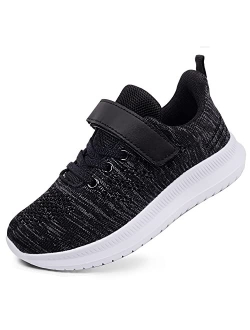 Toandon Girls Boys Kids Lightwight Breathable Athletic Sport Sneakers
