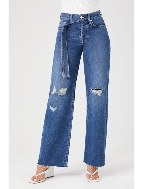 Forever 21 Recycled Cotton High Rise Jeans Medium Denim