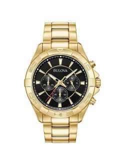 Men's Classic Gold Tone Stainless Steel Chronograph Watch- 97A139