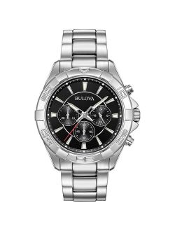 Men's Stainless Steel Chronograph Watch - 96A216