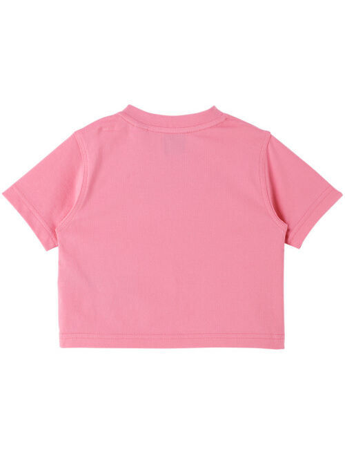BURBERRY Baby Pink 'Horseferry' T-Shirt