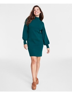 On 34th Women's Turtleneck Mini Sweater Dress, Created for Macy's