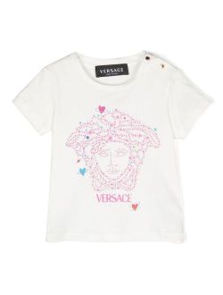 Kids Medusa-print cotton T-shirt
