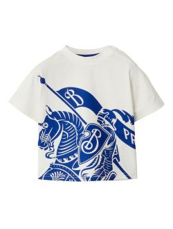 Kids Equestrian Knight-print cotton T-shirt