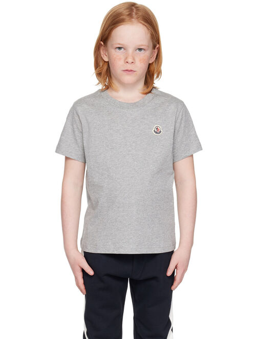Moncler Enfant Kids Gray Patch T-Shirt
