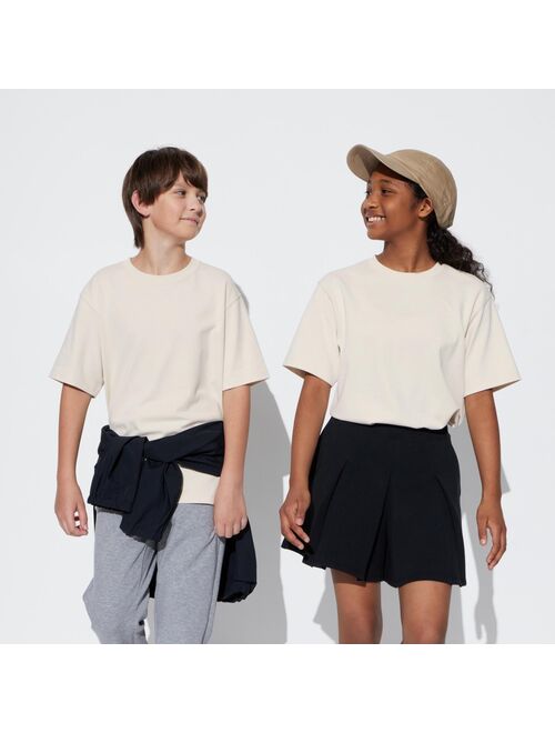 UNIQLO AIRism Cotton Crew Neck Short-Sleeve T-Shirt