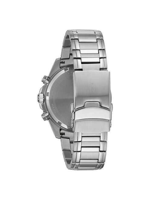 Bulova Men's Stainless Steel Chronograph Watch - 98B344