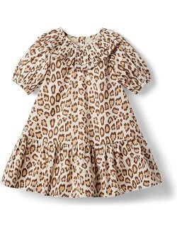 Snow Leopard Print Dress (Toddler/Little Kids/Big Kids)