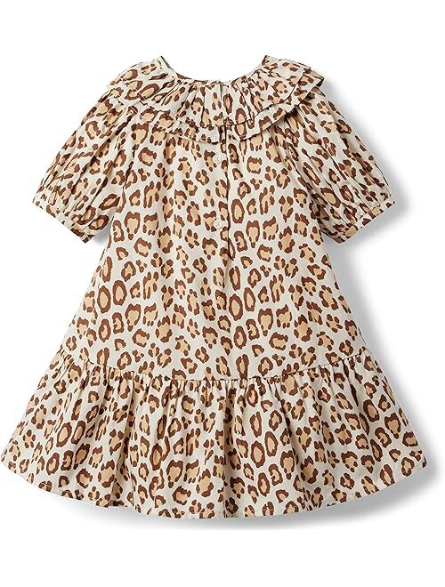 Janie and Jack Snow Leopard Print Dress (Toddler/Little Kids/Big Kids)