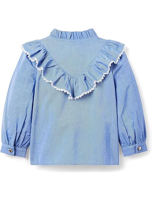 Janie and Jack Chambray Blouse (Toddler/Little Kids/Big Kids)