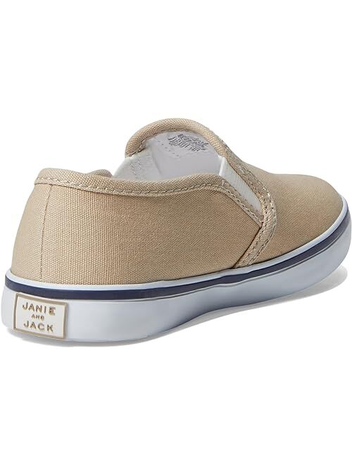 Janie and Jack Linen Slip-On Sneakers (Toddler/Little Kid/Big Kid)