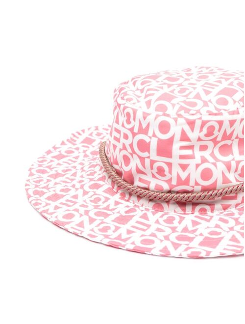 Moncler logo-print sun hat