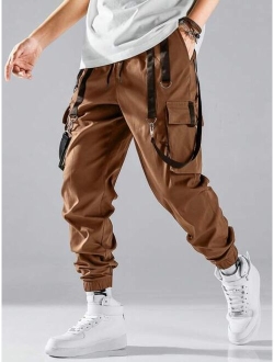 Manfinity EMRG Men's Cargo Jogger Pants With Pockets