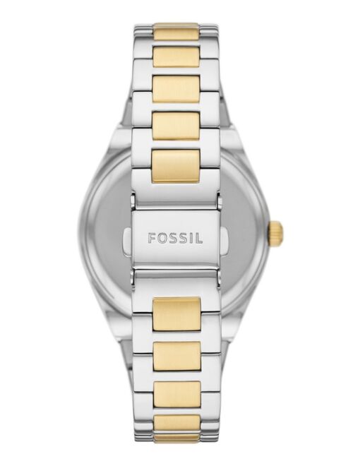 FOSSIL Women's Scarlette Quartz Two-Tone Stainless Steel Bracelet Watch, 38mm
