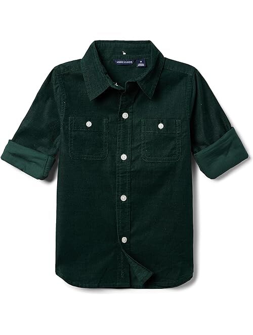Janie and Jack Cord Button-Up Shirt (Toddler/Little Kids/Big Kids)