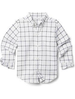 Brushed Twill Plaid Button-Up (Toddler/Little Kids/Big Kids)