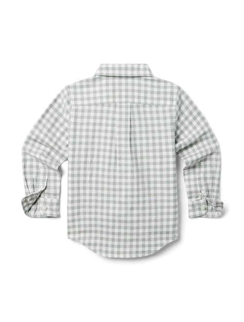 Janie and Jack Brushed Twill Plaid Button-Up (Toddler/Little Kids/Big Kids)