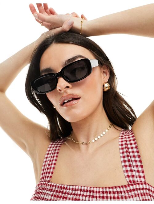 AIRE ceres rectangle sunglasses in black