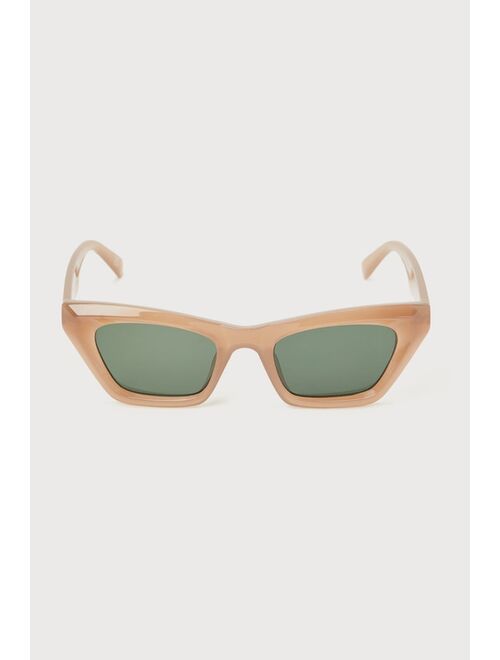 Aire Capricornus Dusty Tan Cat Eye Sunglasses