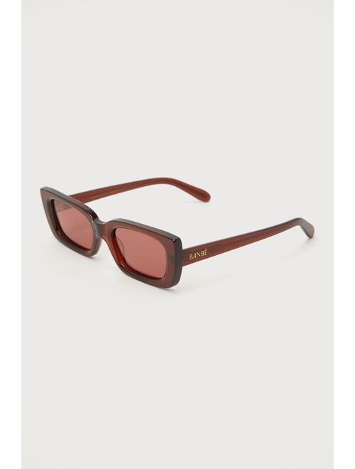 Banb Eyewear The Bundchen Brown Square Sunglasses