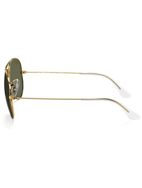 Ray-Ban Unisex Polarized Sunglasses, RB3025 AVIATOR CLASSIC