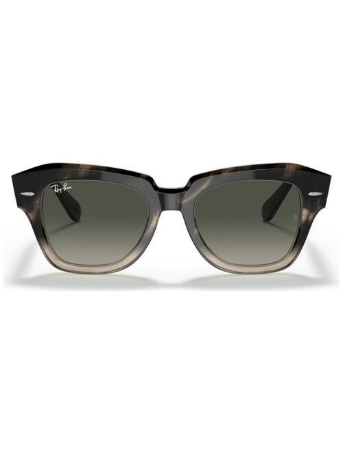 Ray-Ban Unisex STATE STREET Sunglasses, Gradient RB2186