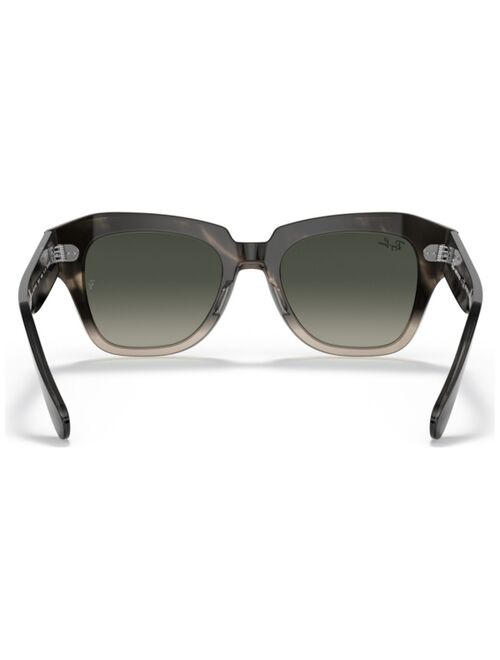 Ray-Ban Unisex STATE STREET Sunglasses, Gradient RB2186