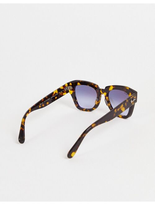 Ray-Ban State Street Fleck Square Sunglasses