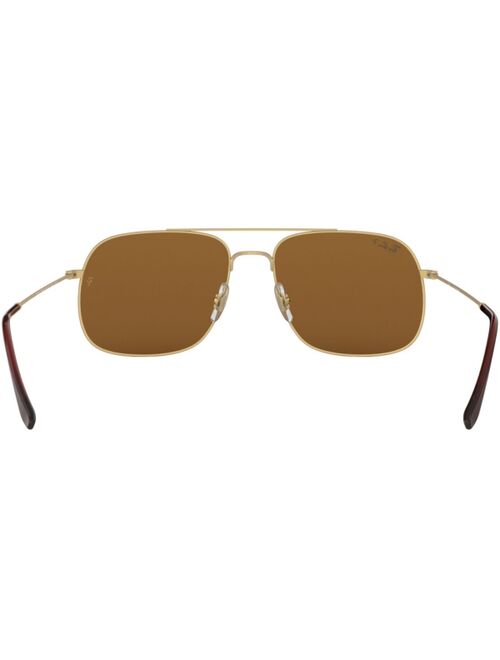 Ray-Ban ANDREA Polarized Sunglasses, RB3595 59