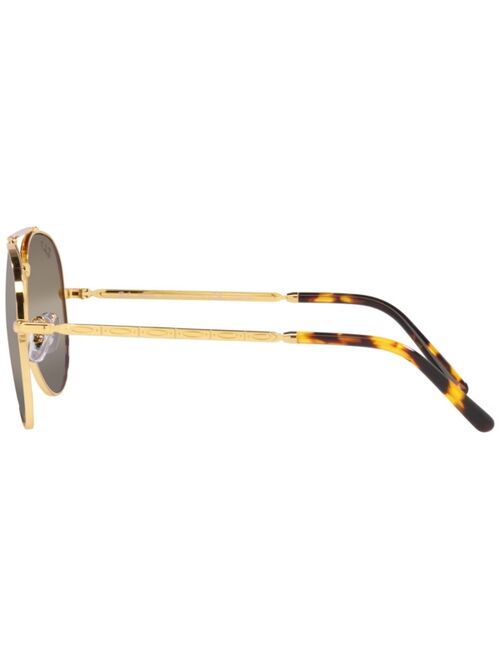 Ray-Ban Unisex Polarized Sunglasses, RB3625 NEW AVIATOR