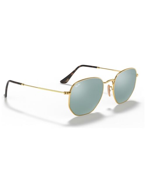 Ray-Ban Sunglasses, RB3548N HEXAGONAL FLAT LENSES