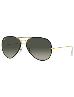 Unisex Sunglasses, Aviator Full Color Legend 58