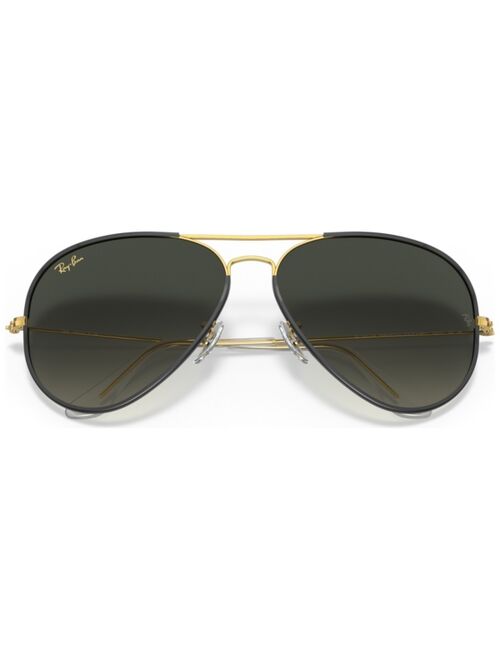 Ray-Ban Unisex Sunglasses, Aviator Full Color Legend 58