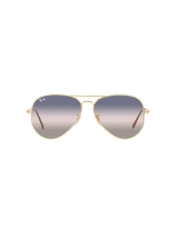 Aviator Metal II Sunglasses, RB3689 GRADIENT