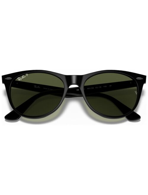 Ray-Ban Unisex Polarized Sunglasses, RB2185 WAYFARER II CLASSIC