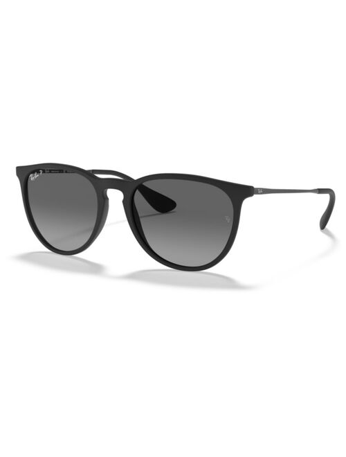 Ray-Ban Unisex Polarized Erika Sunglasses, RB4171F Low Bridge Fit