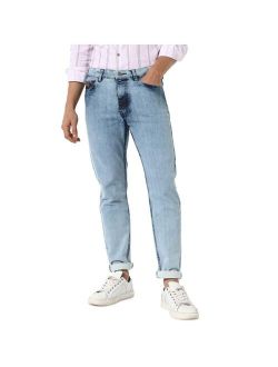Campus Sutra Men's Light-Wash Skinny Fit Denim Jeans