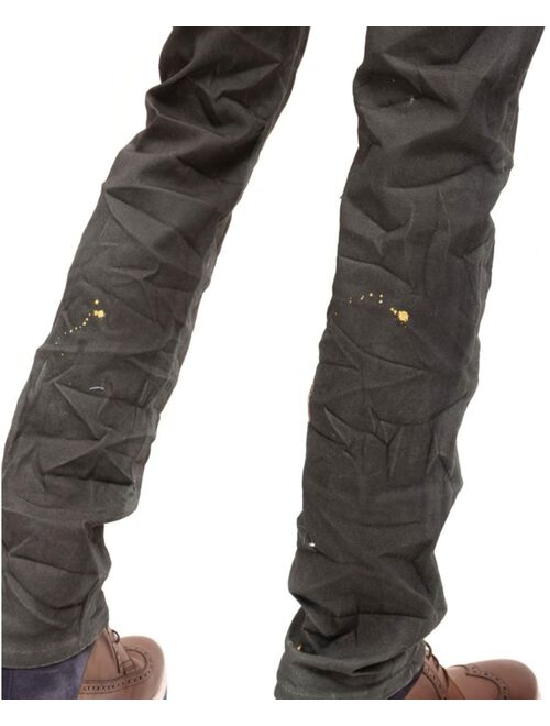 RON TOMSON Men's Modern Waxed Denim Jeans