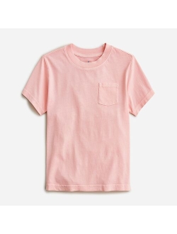 Kids' new garment-dyed pocket T-shirt