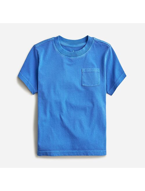 J.Crew Kids' new garment-dyed pocket T-shirt