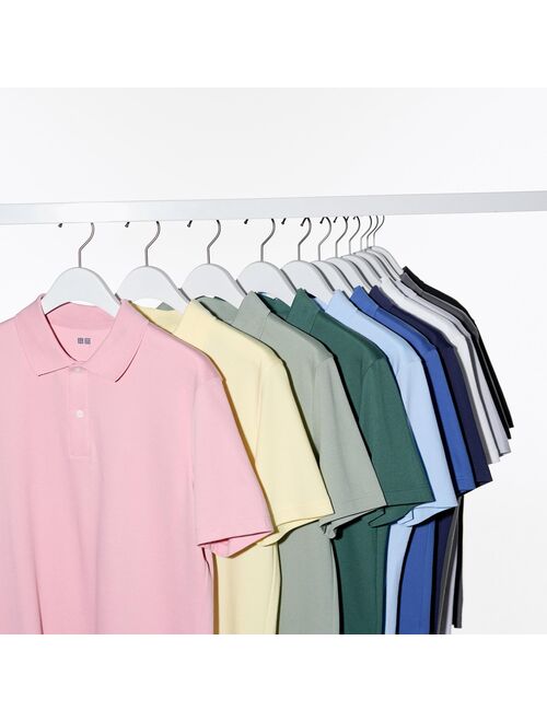 UNIQLO AIRism Cotton Pique Polo Shirt