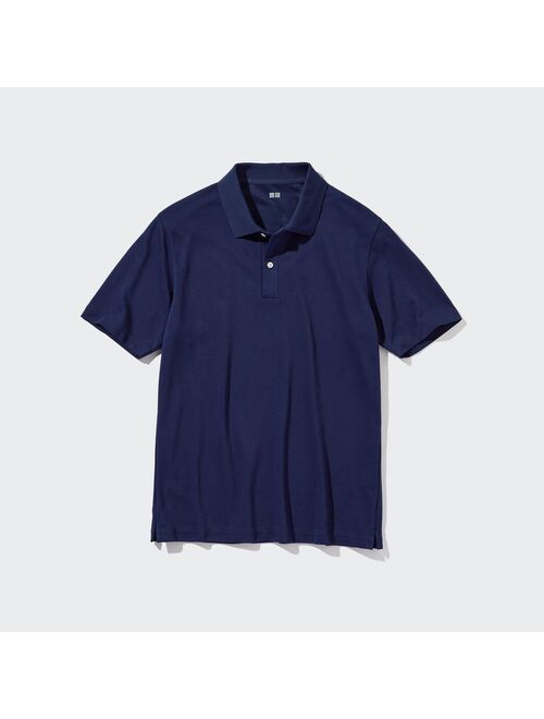 UNIQLO AIRism Cotton Pique Polo Shirt