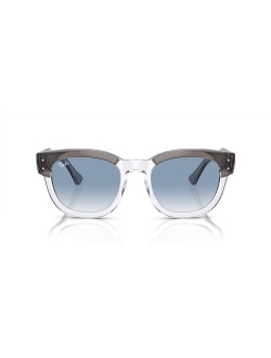 Mega Hawkeye Polarized Sunglasses, Gradient RB0298S, Exclusively Ours