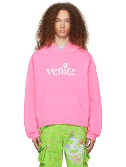 ERL Pink 'Venice' Hoodie