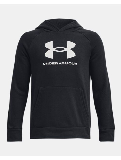 Boys' UA Rival Fleece Big Logo Hoodie