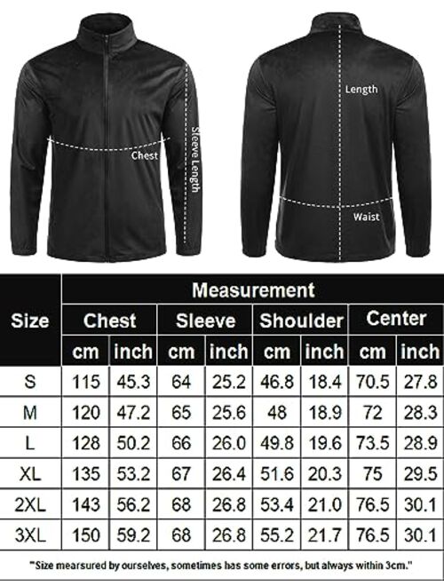 COOFANDY Men's Lightweight Velour Shirt Jacket Casual Long Sleeve Full Zip Shacket Jackets