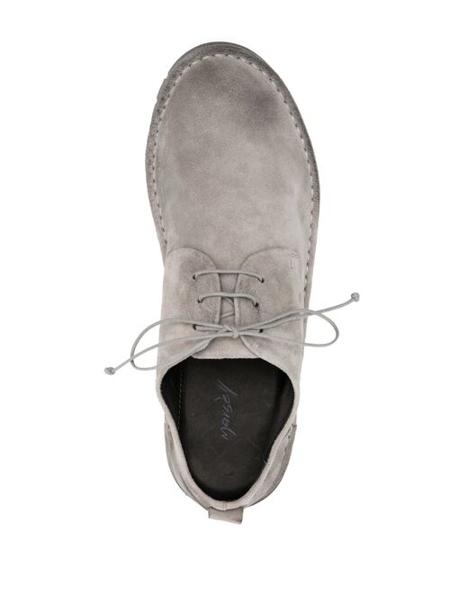 Marsll lace-up suede derby shoes