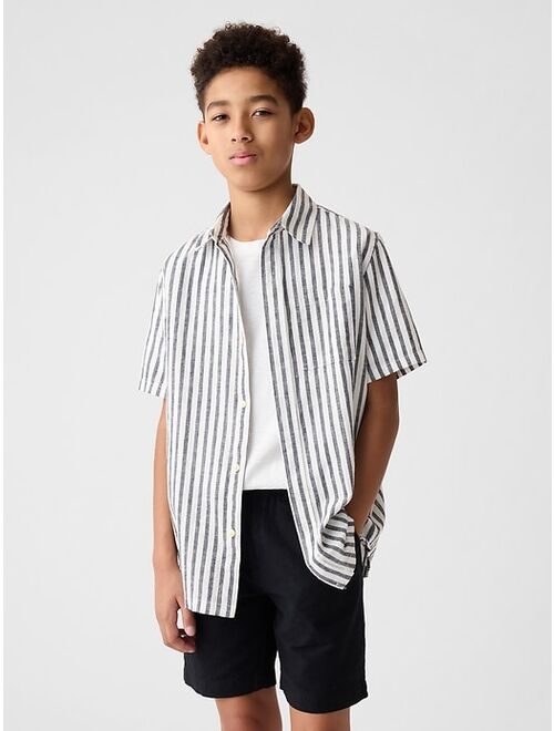 Gap Kids Linen-Cotton Shirt