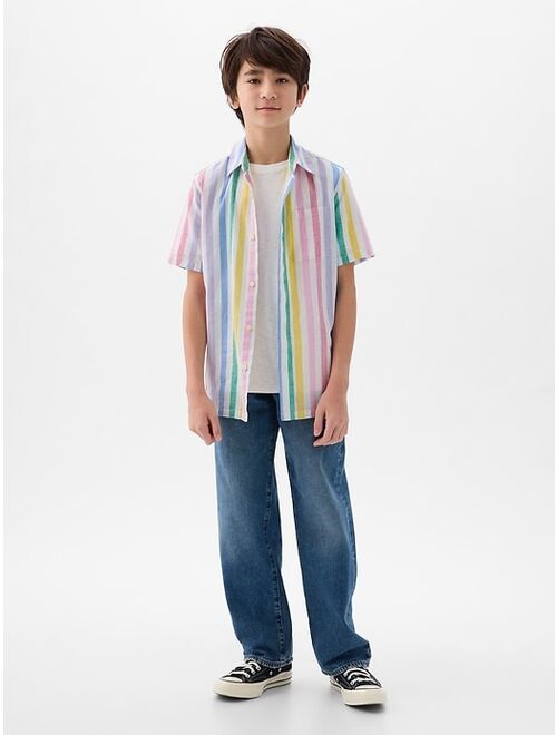 Gap Kids Linen-Cotton Shirt