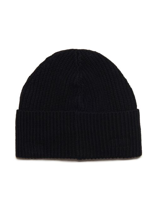 Dsquared2 Kids logo-patch ribbed beanie